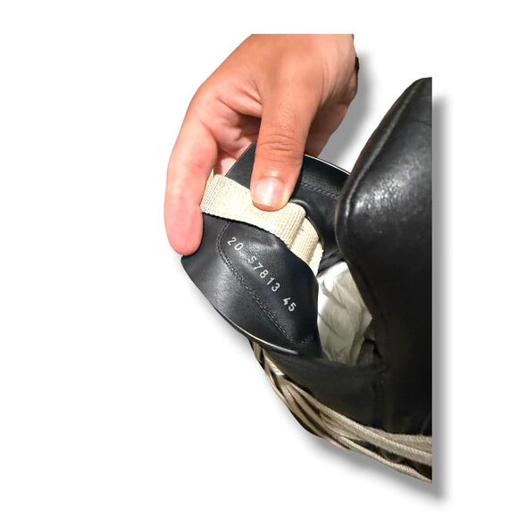 Rick Owens Megalace Maximal Runner Calfskin Sneaker ‘Black’ | Size 45EU(12US) main image 7